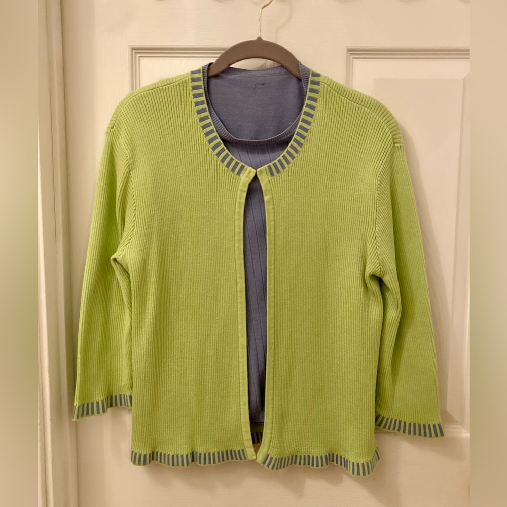 2 piece set sweater and top size S/M